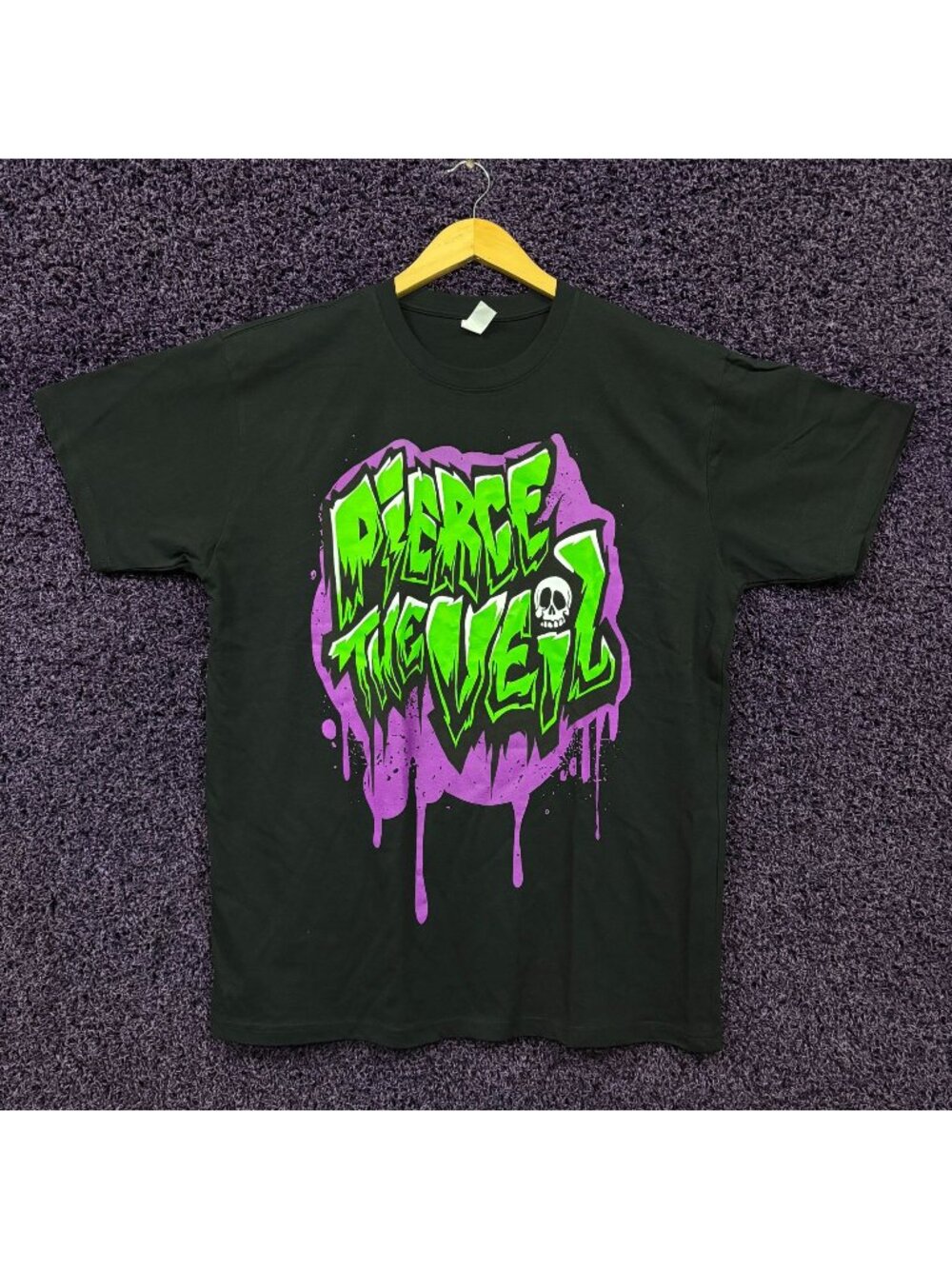 Pierce the Veil Graffiti Logo T-Shirt Size Large